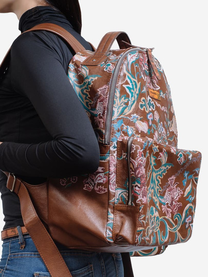Flowers-pattern-brown-city-backpack-09